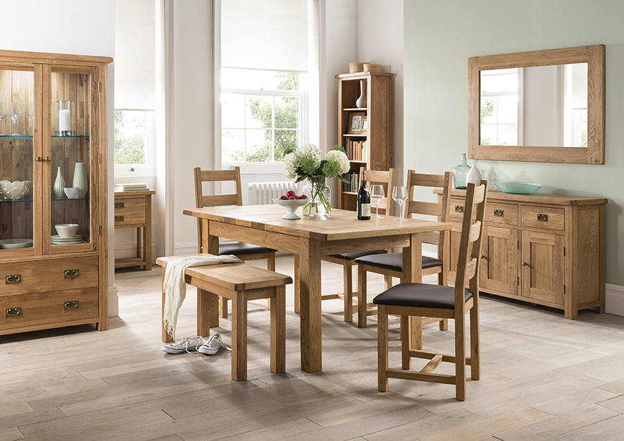 Kingsbury Sold Oak Low End Double Bed